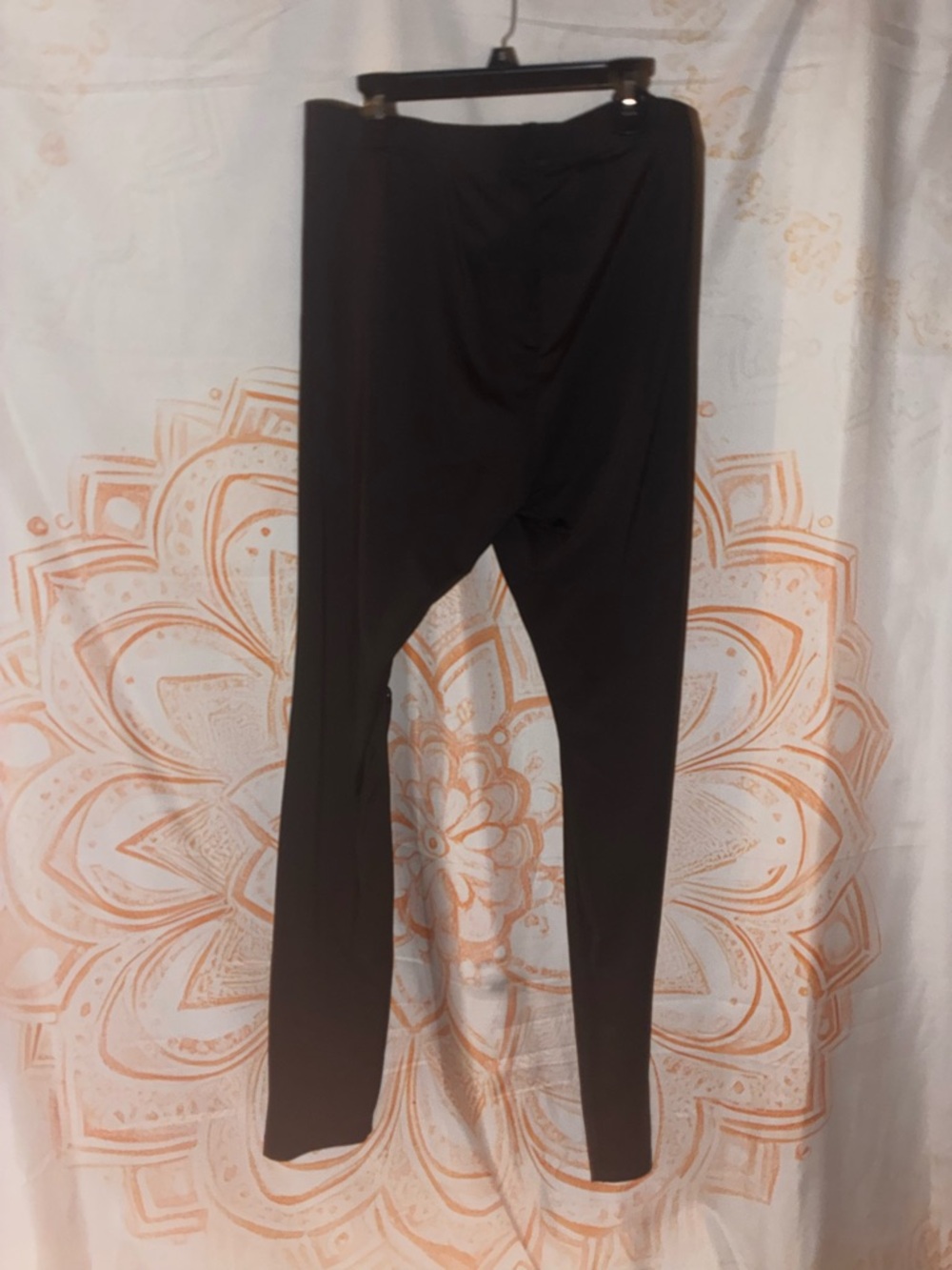 Black and White Leopard Print Sweatshirt with Black Leggings - Picture 3 of 12